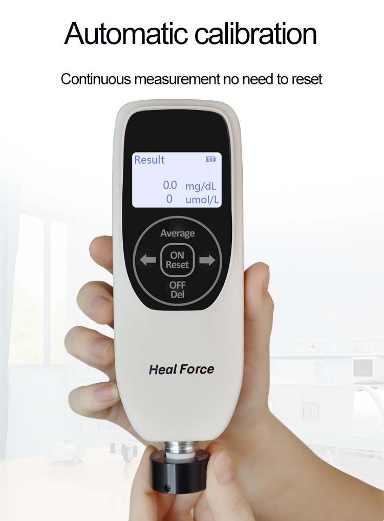 HealForce DHD‑C transcutane bilirubinomieter, neonatale geelzuchtmeter voor geelzuchtmeting